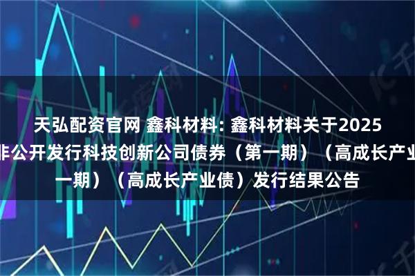天弘配资官网 鑫科材料: 鑫科材料关于2025年面向专业投资者非公开发行科技创新公司债券（第一期）（高成长产业债）发行结果公告